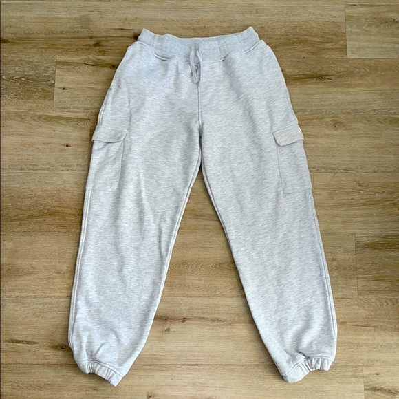 adidas Pants - Oner Active Gray Marl All Day Cargo Joggers L